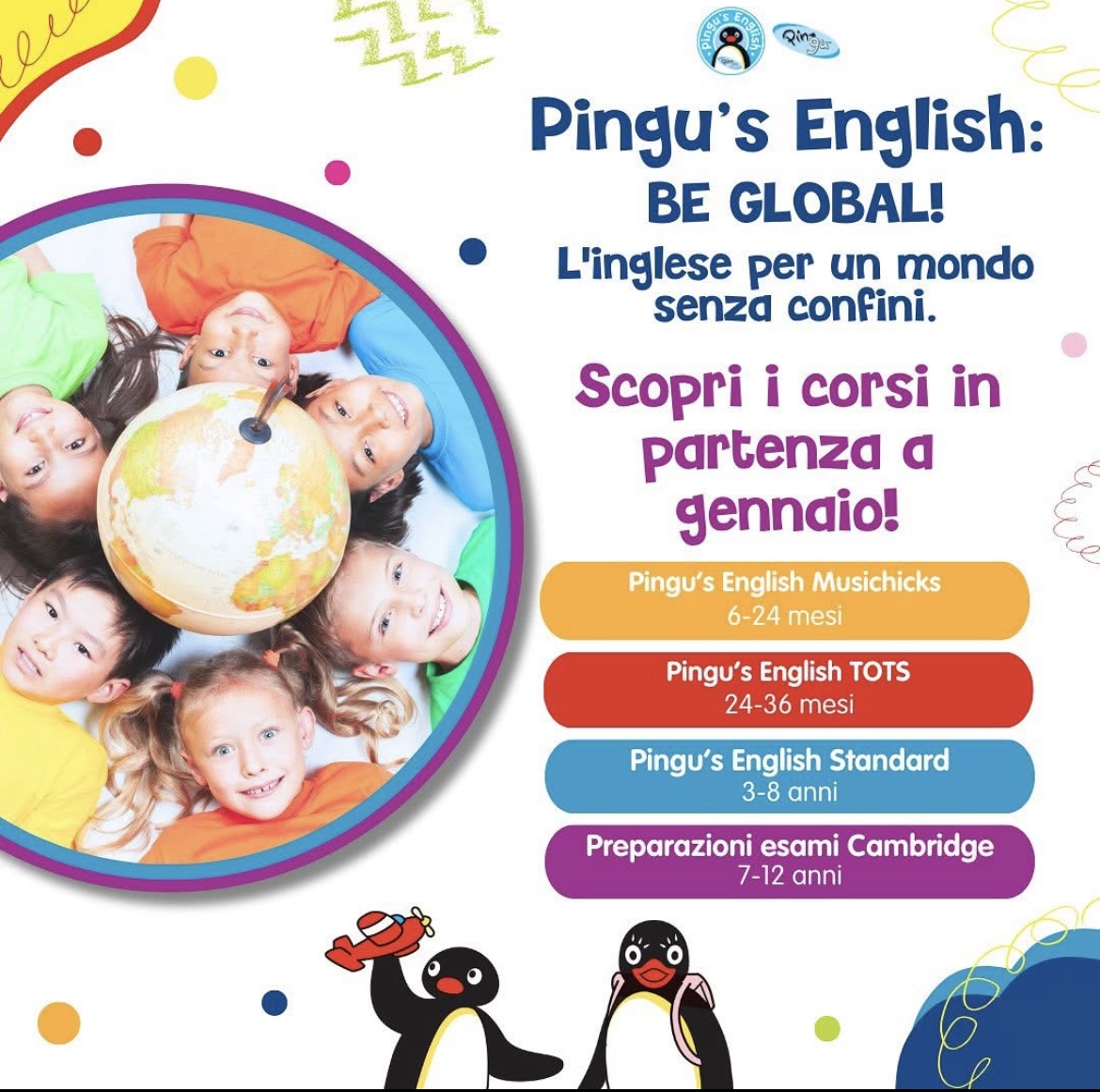 Pingu’s English Milano Loreto: lezioni prova!