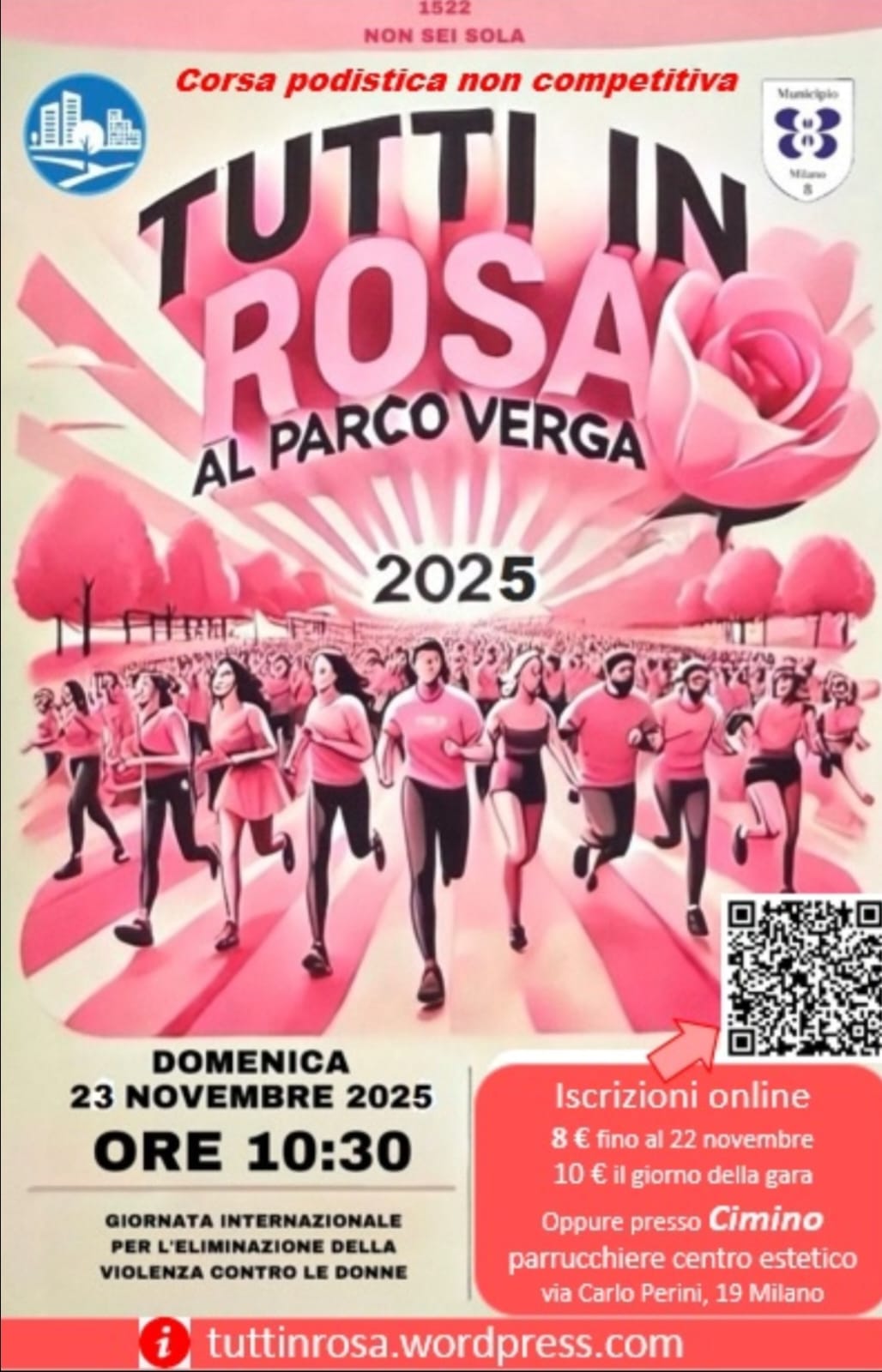 Tutti in rosa al Parco Verga