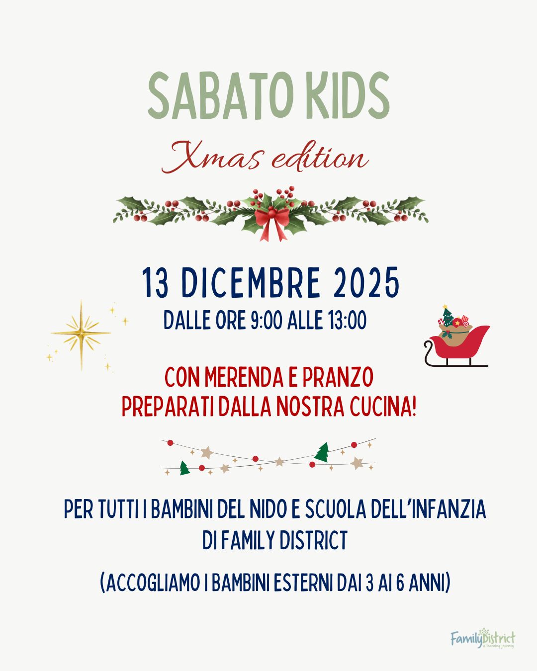 Da Family District: Sabato Kids (Xmas edition)