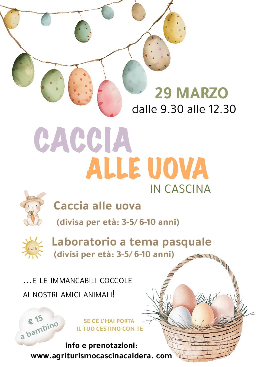 Caccia alle uova in Cascina Caldera