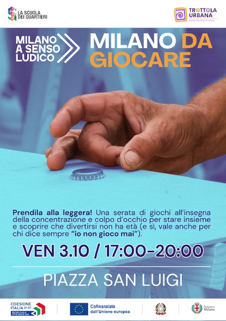 Milano da giocare: Trottola Urbana in Piazza San Luigi