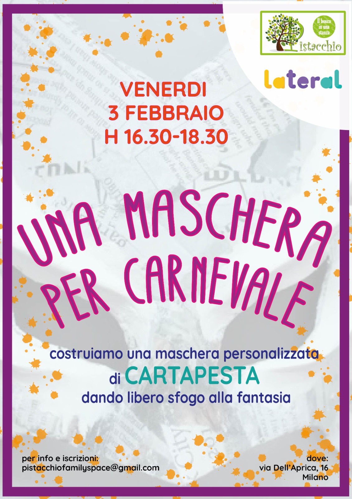 Maschera per carnevale