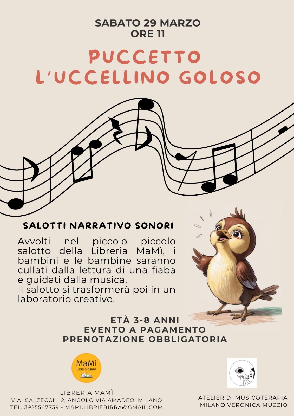 Salotti Narrativi Sonori alla Libreria Mamì