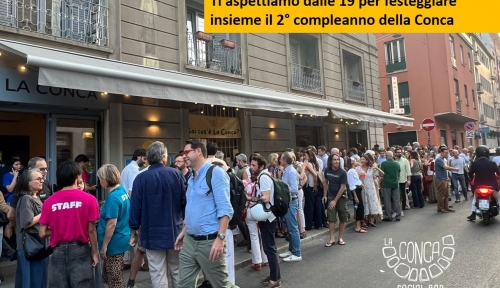 Festeggia il secondo compleanno de La Conca social bar con una serata di intrattenimento e convivialità